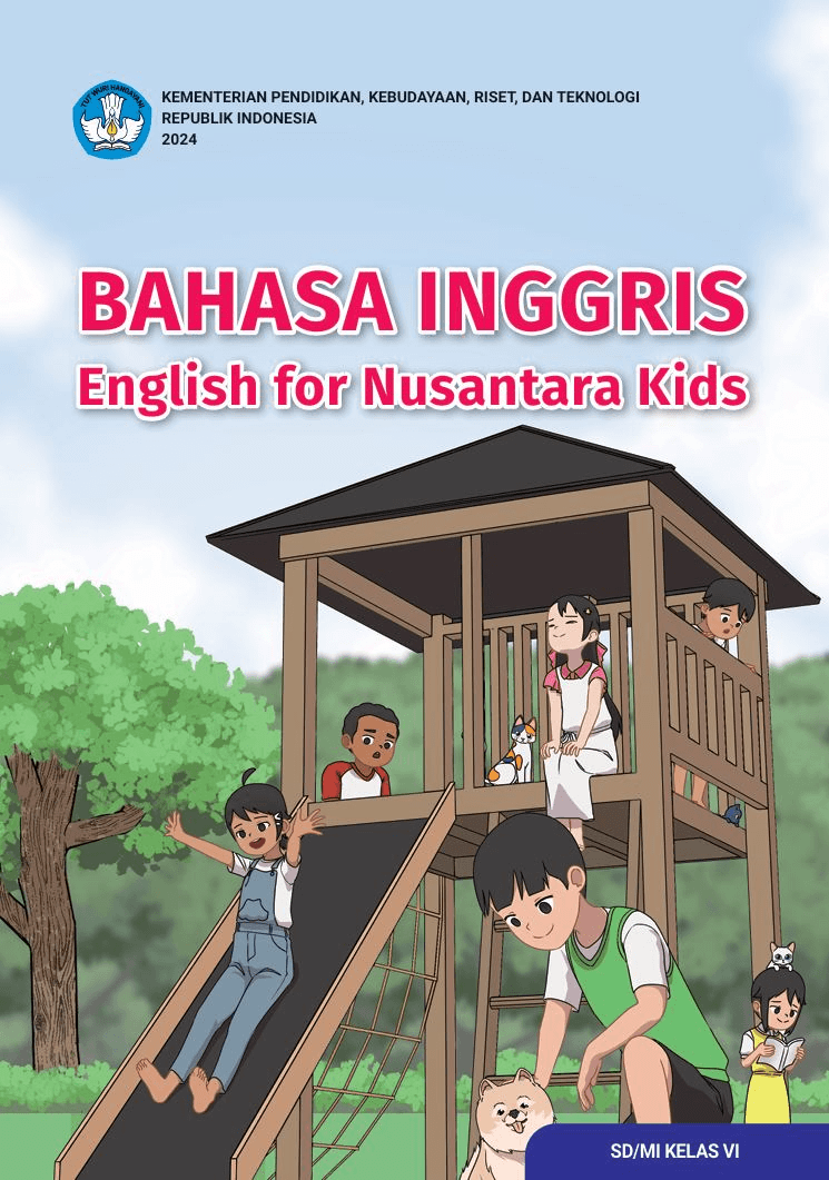 Buku Pelajaran Bahasa Inggris untuk Anak SD/MI Kelas 6