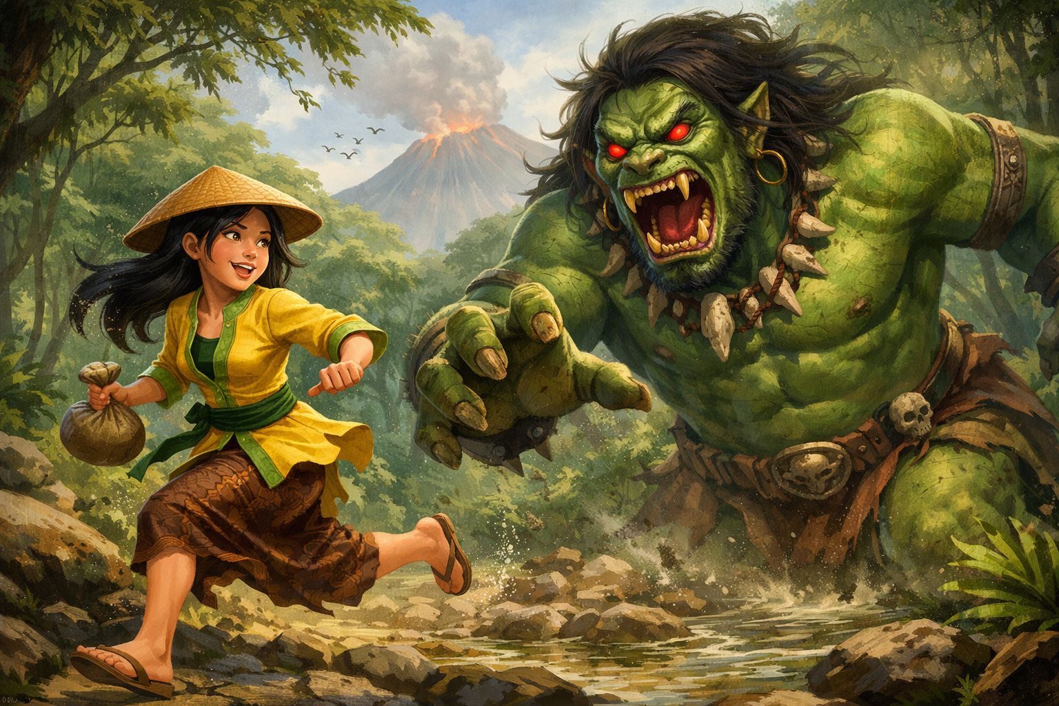 Video Pembelajaran – Legenda Timun Mas dan Buto Ijo