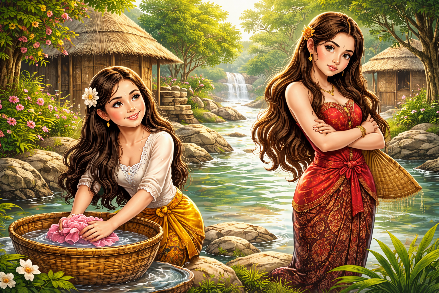 Video Pembelajaran Kisah Bawang Merah dan Bawang Putih