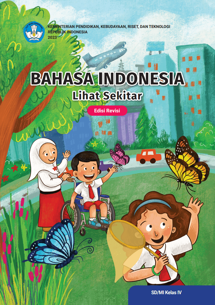 Buku Pelajaran Bahasa Indonesia untuk Anak Kelas 4 MI/SD