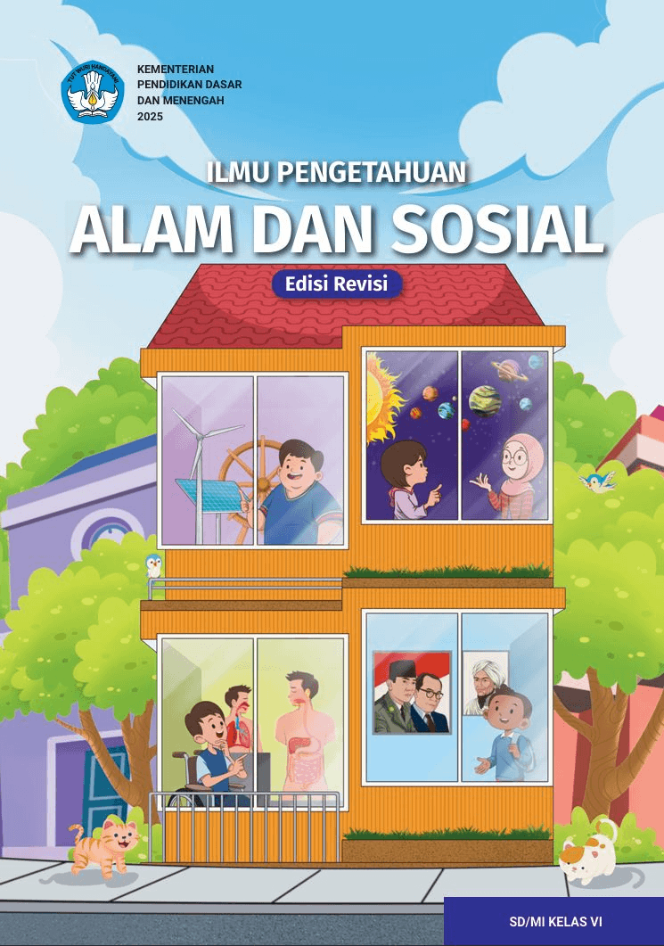 Buku Pelajaran IPAS untuk Anak Kelas 6 MI/SD