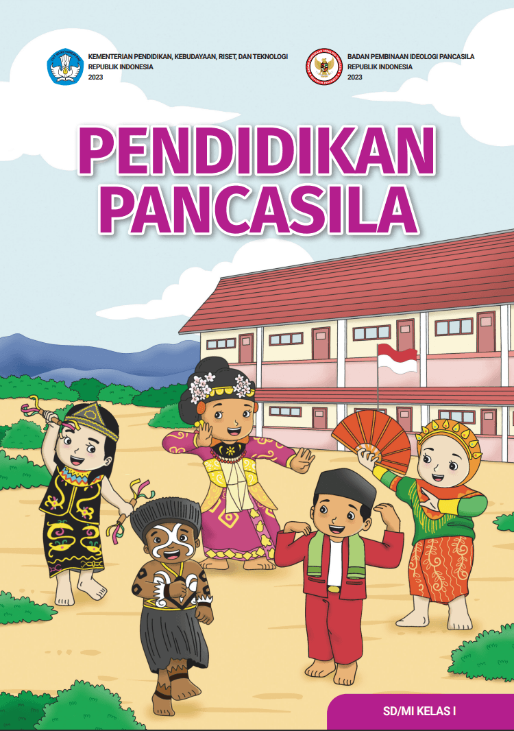 Buku Pelajaran Pendidikan Pancasila untuk Anak Kelas 1 MI/SD
