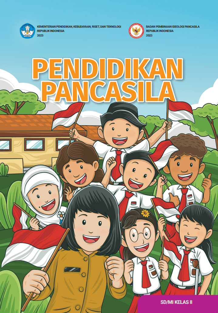 Buku Pelajaran Pendidikan Pancasila untuk Anak Kelas 2 MI/SD